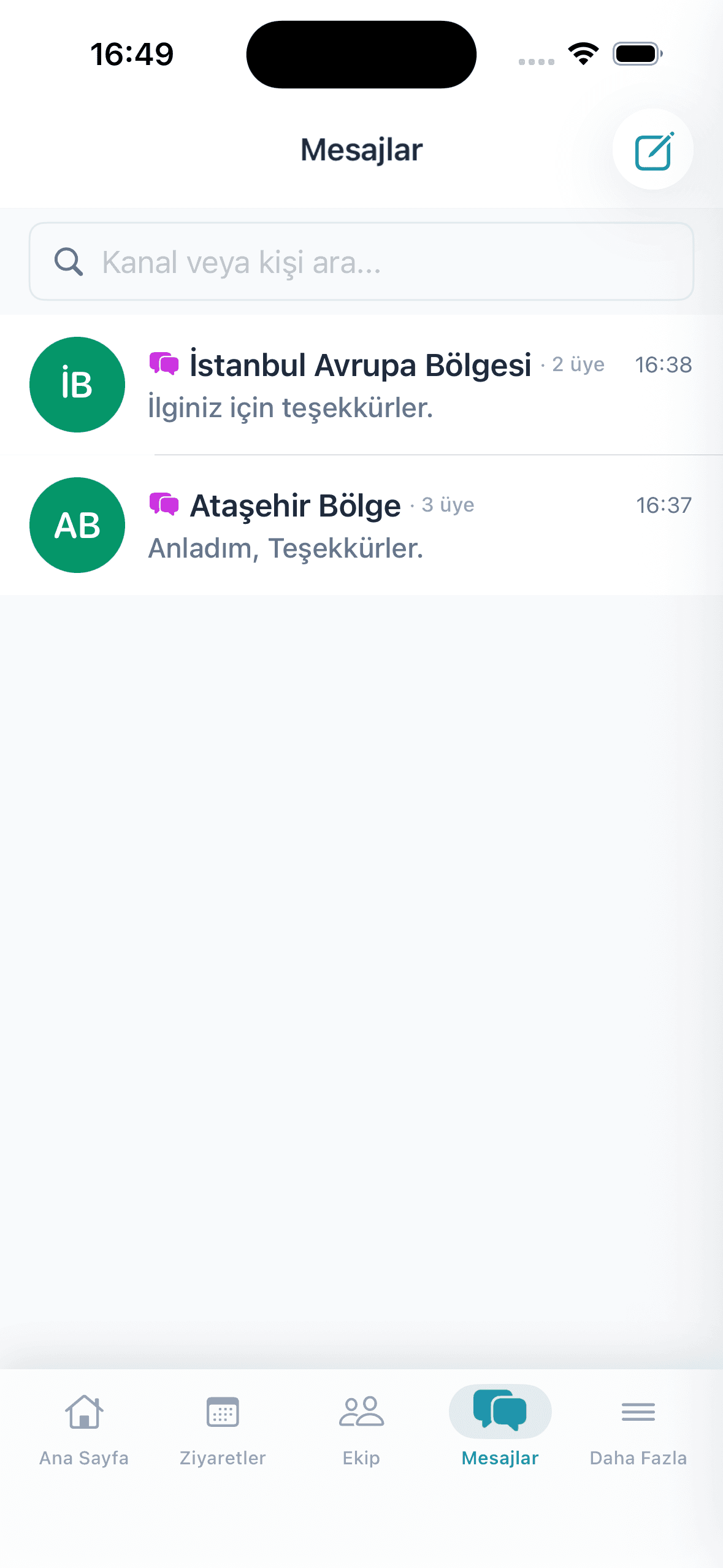 Mesajlar